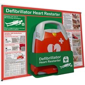 Wall Mounted Defibrillator Station with FRED PA-1 Automatic AED