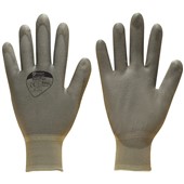 Polyco Polyflex Grey Grip Gloves 880G - Medium (8)