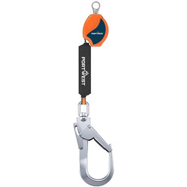 Portwest FP80 Self Retracting Lifeline with Scaffolding Hook - 2m Length