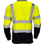 Supertouch Yellow/Navy Hi Vis Two Tone Sweatshirt