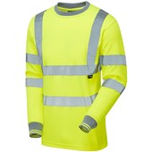 Supertouch Yellow Hi Vis Long Sleeve T-Shirt