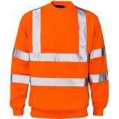 Supertouch Orange Hi Vis Polycotton Sweatshirt Supertouch Orange Hi Vis Polycotton Sweatshirt