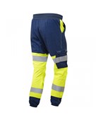 Leo Workwear Hawkridge Yellow EcoViz 4X Stretch Hi Vis Jog Trouser