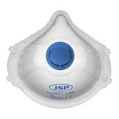 JSP M32 FFP3 Valved Martcare Moulded Disposable Masks (Pack 10) BEH130-002-A00