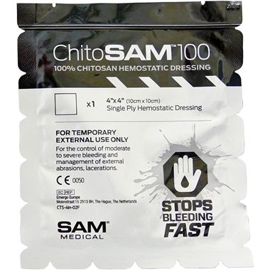 Chito-SAM 100 Patch Haemostatic Dressing (10 x 10cm)