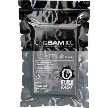 Chito-SAM 100 Z-Fold Haemostatic Dressing (7.6cm x 1.83m)