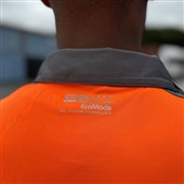 Leo Workwear Trimstone Orange EcoViz Coolmax Performance+ Hi Vis Polo Shirt