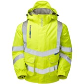 Pulsar P191 Yellow Padded Waterproof Hi Vis Bomber Jacket