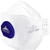 Portwest P291 Eagle FFP2 Valved Dolomite Fold Flat Disposable Masks (Pack 10) Portwest P291 Eagle FFP2 Valved Dolomite Fold Flat Disposable Masks (Pack 10)