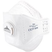 Portwest P391 Eagle FFP3 Valved Dolomite Fold Flat Disposable Masks (Pack 10)