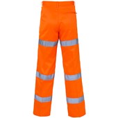 Supertouch Orange 3 Band Polycotton Hi Vis Trousers