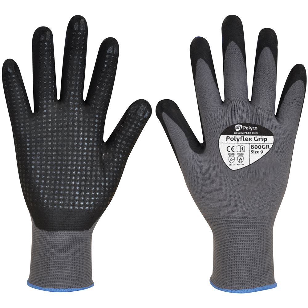 Polyco Polyflex Grip Gloves 800GR | Buy Now