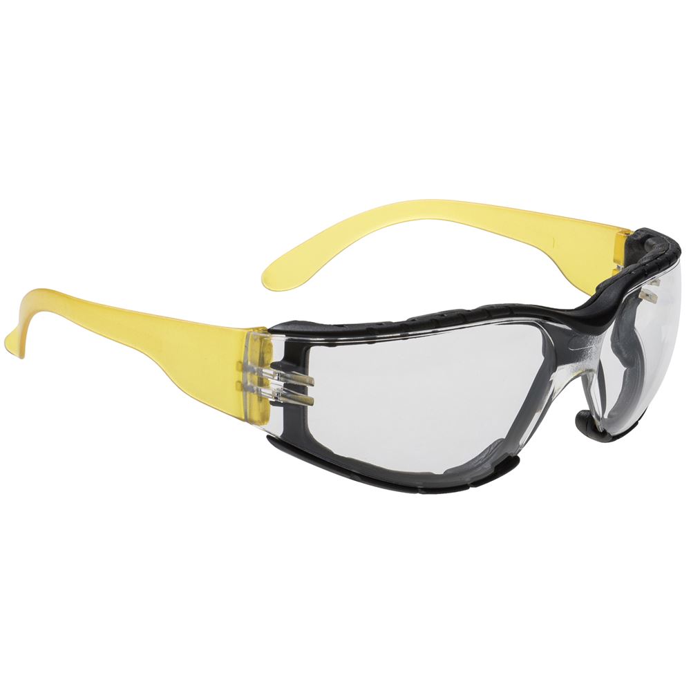 Portwest Ps32 Wrap Around Plus Clear Safety Glasses Safetec