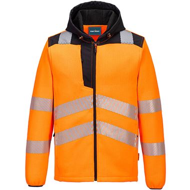 Portwest PW335 PW3 Orange Hi Vis Technical Fleece Jacket