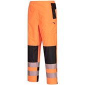 Portwest PW386 PW3 Orange Women's Waterproof Hi Vis Rain Trouser