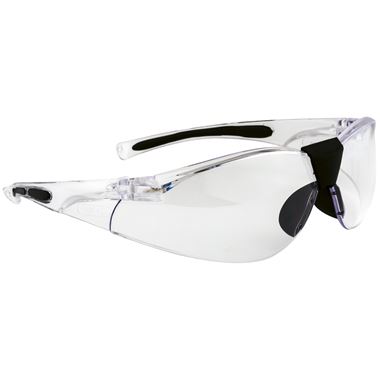 Portwest PW39 Lucent Clear Safety Glasses & Cord - Anti Scratch Lens