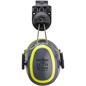 Portwest PW76 HV Extreme Clip On Ear Defenders Medium - SNR 25dB