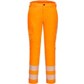 Portwest R440 RWS Orange Stretch Hi Vis Work Trouser