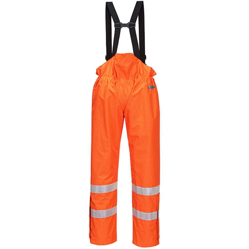 Portwest S780 Orange Bizflame Rain Flame Resistant Hi Vis Trouser