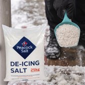 White De-Icing Salt 25kg - Pallet of 14 Bags