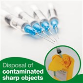 Mini Sharps Disposal Bins (0.35 Litre)