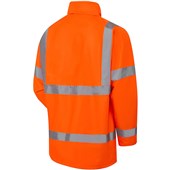 Supertouch Orange Hi Vis Fleece Lined Waterproof Padded Parka Jacket