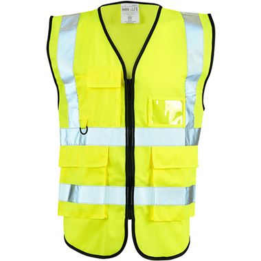 Supertouch Yellow Hi Vis Executive Vest