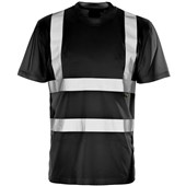 Supertouch Black Hi-Vis T-Shirt