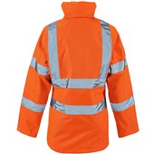 Supertouch Orange Women's Padded Hi Vis Waterproof Jacket