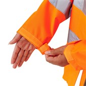 Supertouch Orange Women's Lightweight Hi Vis Waterproof Jacket