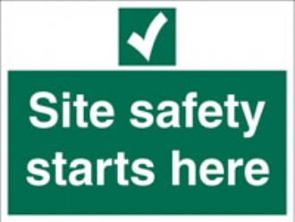 Site Safety starts here 