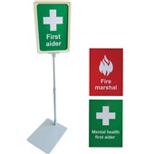 First Aider & Fire Marshal A5 Desk Sign