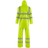 Supertouch Yellow Premium Lightweight Waterproof Hi Vis Rainsuit
