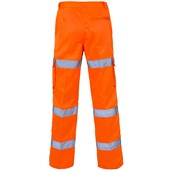 Supertouch Orange 3 Band Hi Vis Combat Trousers