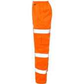 Supertouch Orange 3 Band Hi Vis Combat Trousers