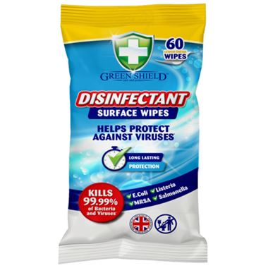 Disinfectant Surface Wipes (Pack 60)