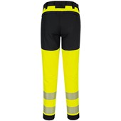 Portwest T140 PW3 Yellow Stretch Hi Vis Trouser