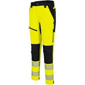Portwest T140 PW3 Yellow Stretch Hi Vis Trouser