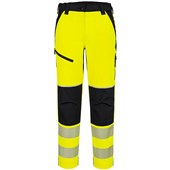 Portwest T141 PW3 Yellow Women's Stretch Hi Vis Trouser