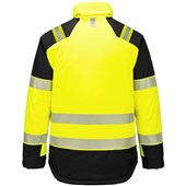 Portwest T160 PW3 Yellow Waterproof Padded Hi Vis Winter Jacket