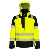 Portwest T161 PW3 Yellow Waterproof Breathable Hi Vis Overhead Rain Jacket (3L) Portwest T161 PW3 Yellow Waterproof Breathable Hi Vis Overhead Rain Jacket (3L)