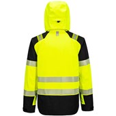 Portwest T161 PW3 Yellow Waterproof Breathable Hi Vis Overhead Rain Jacket (3L)