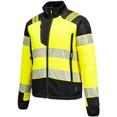 Portwest T171 PW3 Yellow Women's Hybrid Padded Lined Hi Vis Baffle Jacket