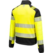 Portwest T171 PW3 Yellow Women's Hybrid Padded Lined Hi Vis Baffle Jacket