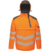 Regatta TRA316 Tactical Orange Hi Vis Waterproof Breathable Overhead Bomber Jacket