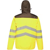 Regatta TRA316 Tactical Yellow Hi Vis Waterproof Breathable Overhead Bomber Jacket