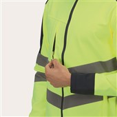 Regatta TRA625 Pro Yellow/Navy Two Tone Hi Vis Softshell Jacket (3L)