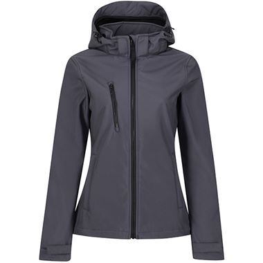 Regatta TRA702 Venturer Women's 3-Layer Breathable Hooded Softshell Jacket (3L)