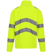 Regatta TRA712 Pro Contract Ablaze Yellow Hi Vis Softshell Jacket (2L)