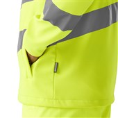 Regatta TRA712 Pro Contract Ablaze Yellow Hi Vis Softshell Jacket (2L)